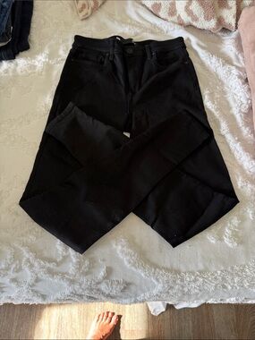 KUT Classic Black High-Rise Skinny Jeans